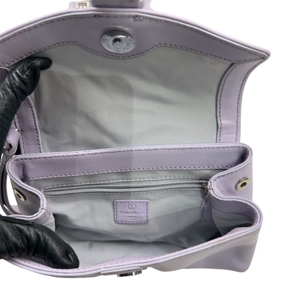 NWOT Cole Haan Lavender Wristlet with Mini Wallet Silver Buckle Accent Adorable! - Picture 12 of 16
